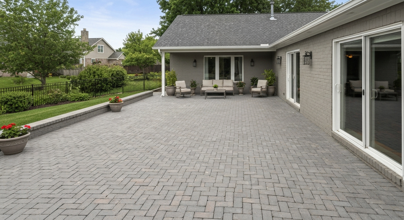 how to cover brick patio
