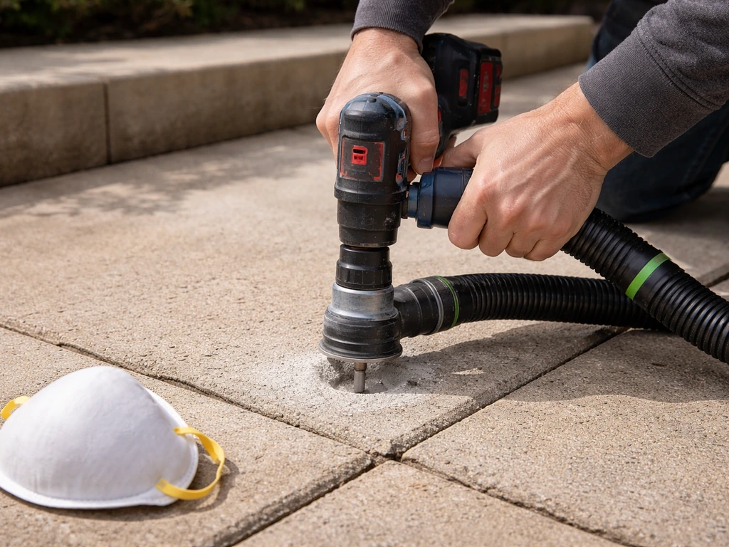 Can I Drill Into Patio Slabs Safely and Correctly