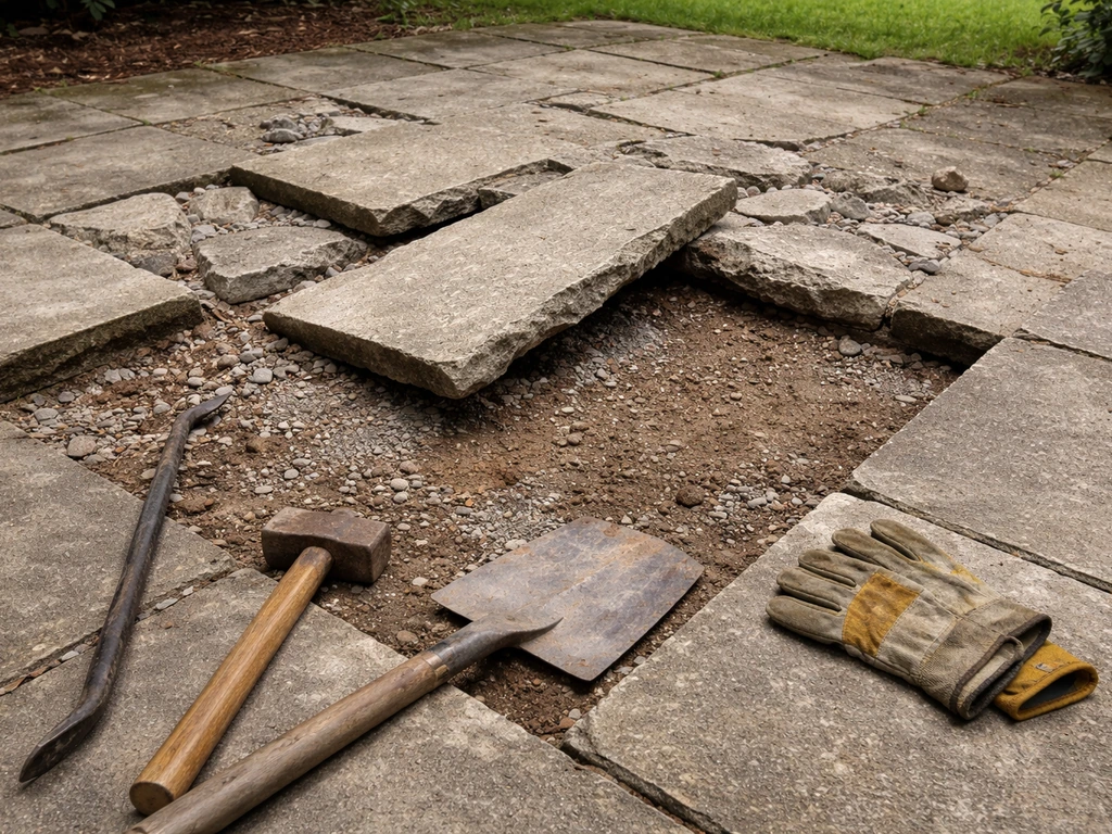 How to Remove Old Patio Slabs: Step-by-Step DIY Guide