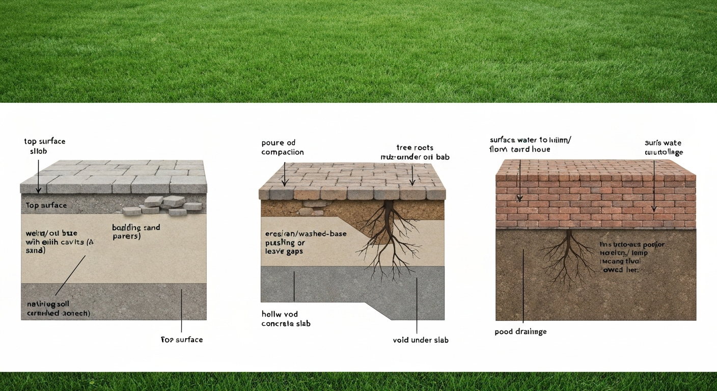 Fix Sunken Patio: DIY Steps for Pavers, Concrete & Drainage
