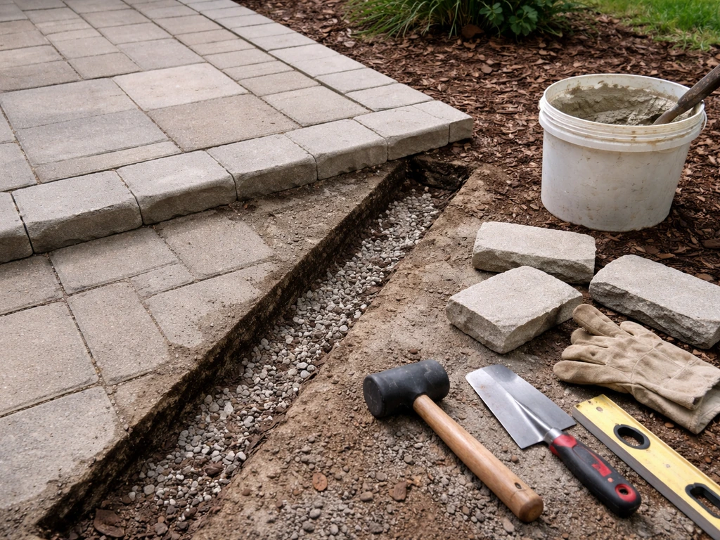 How to Fix Patio Edging: DIY Repair Steps by Type