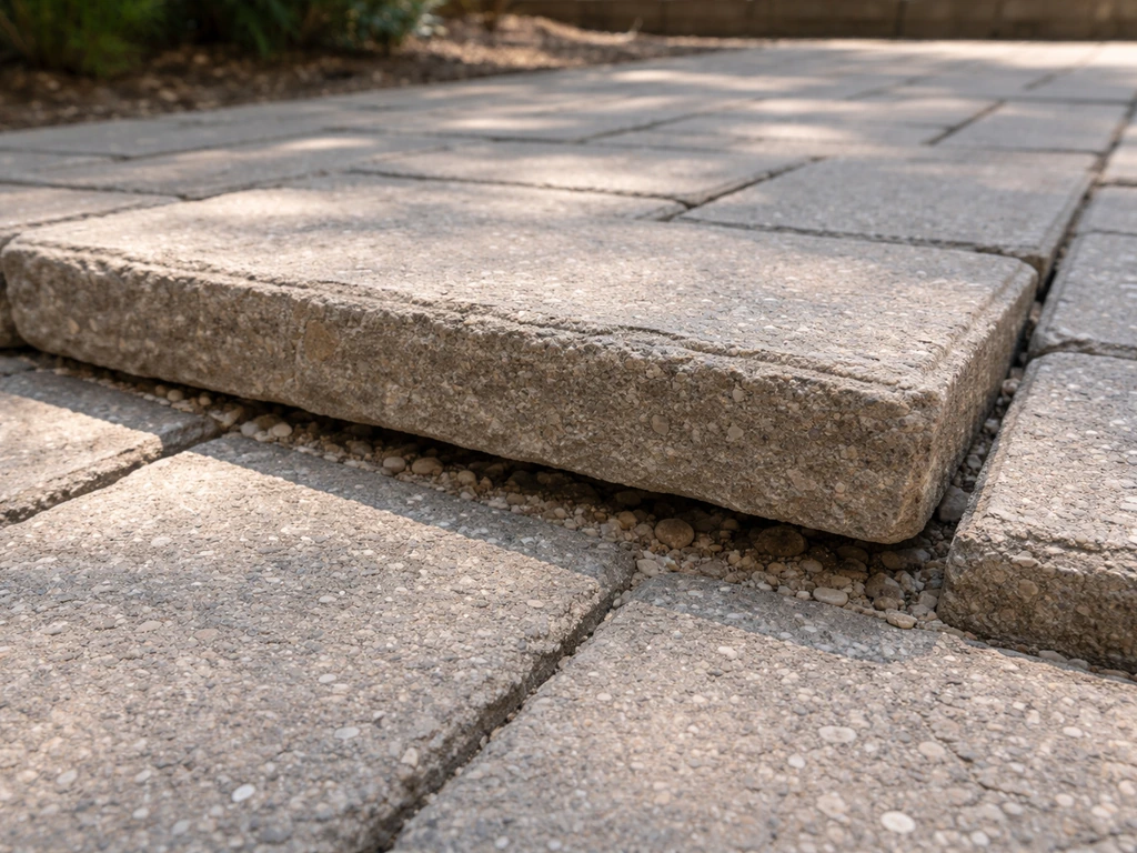 how to fix loose patio stones