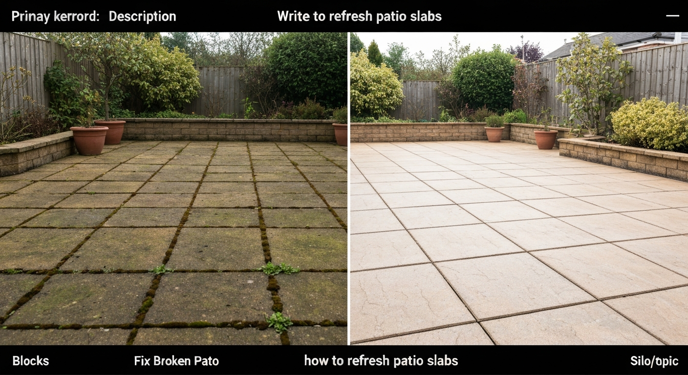 How to Refresh Patio Slabs: Clean, Repair & Restore